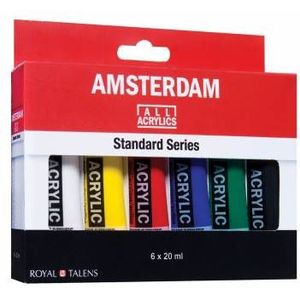 Amsterdam Acrylverf Standard Set, 6dlg.