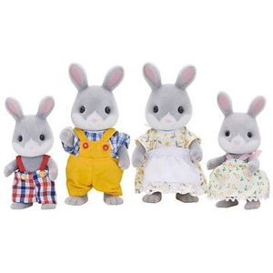 Sylvanian Families 4030  familie katoenstaartkonijn- fluweelzachte speelfiguren