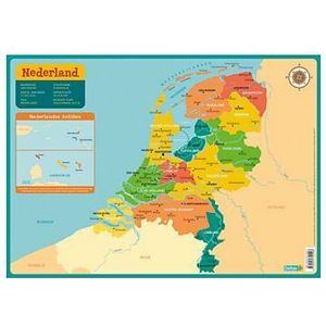 Educatieve onderlegger - Kaart Nederland