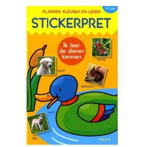 Stickerpret - Ik leer de dieren kennen