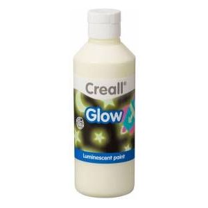 Creall Glow in the Dark Verf Groen-Geel, 250ml