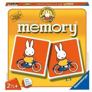 Ravensburger Spel Nijntje Memory XL - Leeftijd 24-60 mnd - 12 kaartjes - Concentratie en geheugen