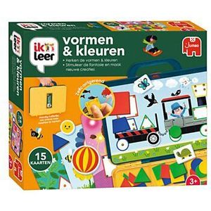 Jumbo Ik Leer Vormen & Kleuren - Educatief Spel voor Kinderen vanaf 3 jaar - Zelfcorrigerend Leersysteem - Inclusief 15 Opdrachtkaarten