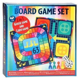 Kinderspel Ludo/Ganzenbord 2in1