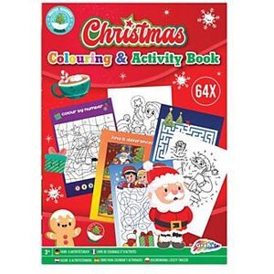Kerst Kleur- en Activiteitenboek A4