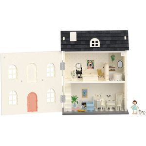 Classic World Houten Vintage Poppenhuis, 36dlg.