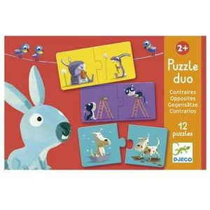 Djeco Duo Puzzel Tegenovergesteld (24st.)