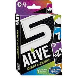 Hasbro Gaming 5 Alive Kaartspel - Leuk gezinsspel voor 2-6 spelers vanaf 8 jaar