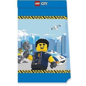Papieren Feestzakjes FSC Lego City, 4st.