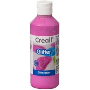 Creall Glitterverf Roze, 250ml