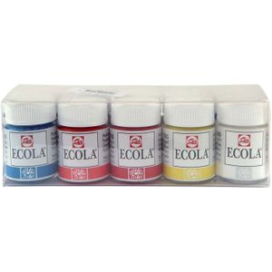 Ecola Plakkaatverf Set, 10x16ml
