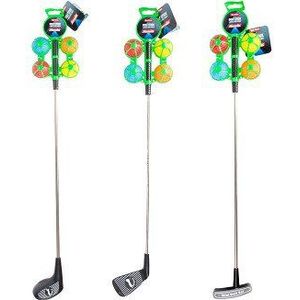 Adrenix Golfstick Metaal met 4 Gekleurde Ballen, 5dlg.