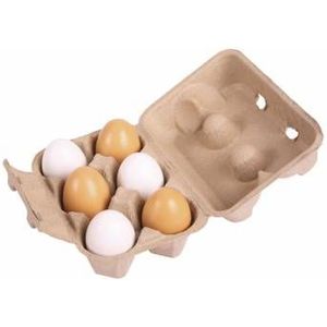 Bigjigs Kartonnen Doosje met Houten Eieren