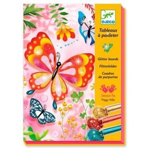 Djeco Glitterschilderijen - Vlinders