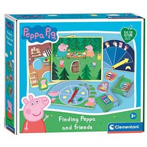 Clementoni Peppa Pig - Verborgen Voorwerp Spel voor Kinderen - Ontdek en Vind Peppa en haar Vrienden voor het Donker wordt!