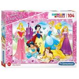 Clementoni Legpuzzel Super Color Disney Prinses, 104st.