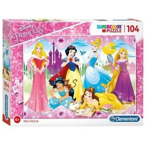 Clementoni Legpuzzel Super Color Disney Prinses, 104st.