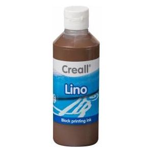 Creall Lino Blockprintverf Bruin, 250ml