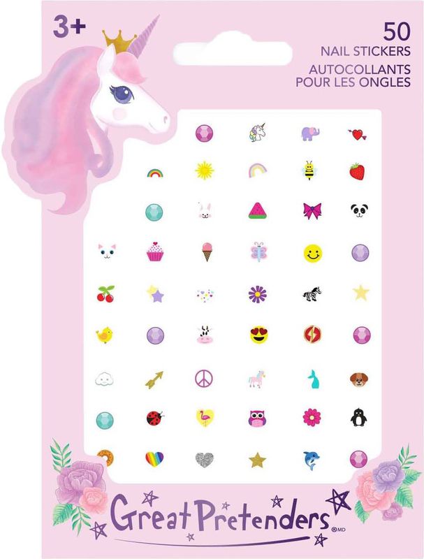 Nagelstickers Eenhoorn - 50st.