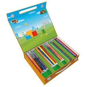 BIC Kids Super Mario Kleurkoffer, 70dlg.