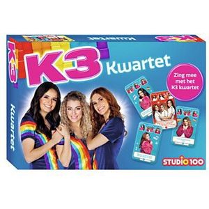 K3 Kwartet - Zing mee met alle hits! | 36 kaarten | Vanaf 4 jaar | 3+ spelers