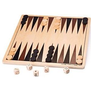 Bigjigs Backgammon Houten Bordspel