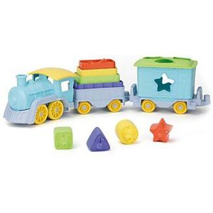 Green Toys Stapel en Sorteer Trein, 12dlg.