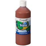 Creall Transparante Verf Bruin, 500ml