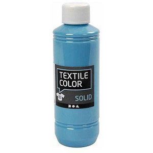 Textile Color Dekkende Textielverf - Turquoise Blauw, 250ml