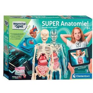 Clementoni Wetenschap & Spel - Super Anatomie - Het Menselijk Lichaam - Educatief Speelgoed