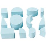 Creotime Foam Stempels Eva Assorti Blauw 12-delig