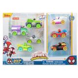 Spidey And His Amazing Friends - Speelgoedauto's Metaal, 7st.
