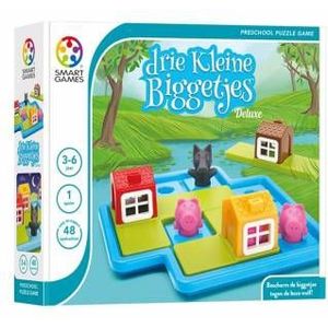 Drie Kleine Biggetjes Deluxe - Puzzelspel voor kinderen van 3-6 jaar - 48 opdrachten - Nederlands