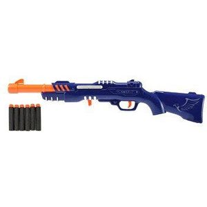 Toi-toys Militaire Shotgun Blauw/Oranje Met 6 Foampijlen 61 Cm