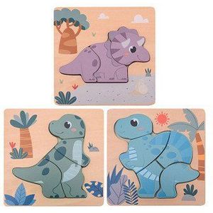 Joueco Houten Dino Puzzel