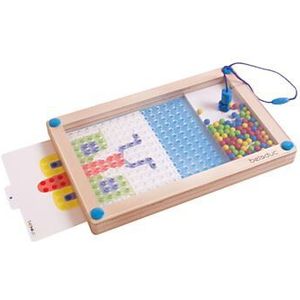Beleduc Logipic Houten Mozaiek Kinderspel - Kleurrijk spel met sjabloonkaarten - Geschikt voor kinderen vanaf 3 jaar