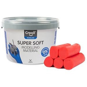 Creall Supersoft klei Rood, 1750gr.