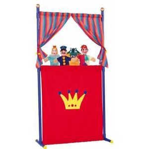 Simba Poppenkast + 4 Handpoppen 132cm - Poppentheater