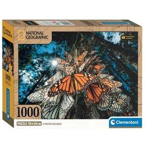 Clementoni Legpuzzel National Geographics - Vlinder, 1000st.