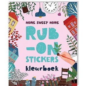 Rub-on-stickers Kleurboek - Home sweet home
