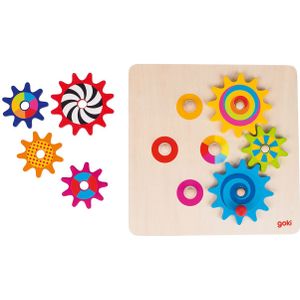 Goki Tandwiel Puzzel - 8dlg | Geschikt voor alle leeftijden en spelers