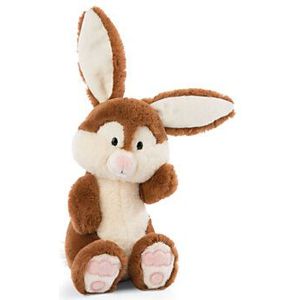 Nici konijn/haas pluche knuffel - bruin - 25 cm