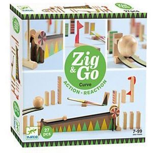 Djeco Zig & Go Action Reaction Baan, 27dlg.