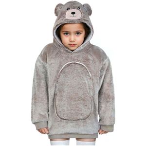 Noxxiez Knuffel Hoodie Small Trui Beer, 3-6 Jaar