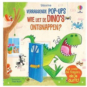 Wie liet de Dino's ontsnappen? Pop-Up Boek