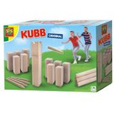 SES - Kubb Original: Gezelschapsspel voor jong en oud met echt houten onderdelen en handige bewaartas