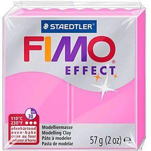 FIMO Effect Boetseerklei Neon Roze, 57gr