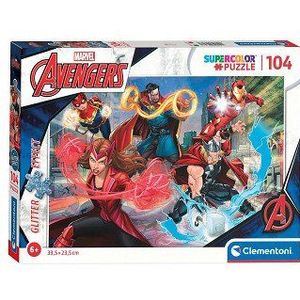 Clementoni Marvel Avengers - Glitter Effect - 104 stukjes