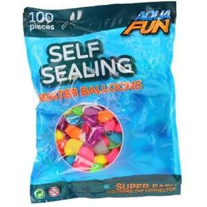 Aqua Fun Zelf-Afsluitbare Waterballon 100 Stuks