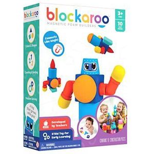 Blockaroo Robot Box - 10 Onderdelen - Magnetisch Speelgoed - Badspeelgoed